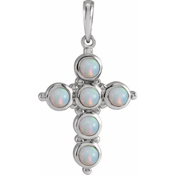 Cabochon Cross Pendant Hopman Jewelers Elkhart, IN