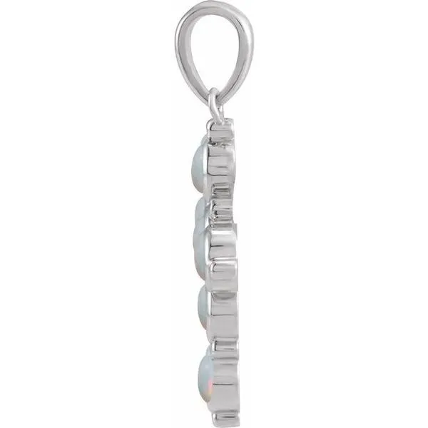 Cabochon Cross Pendant Image 2 Cherry Street Jewelers Tulsa, OK