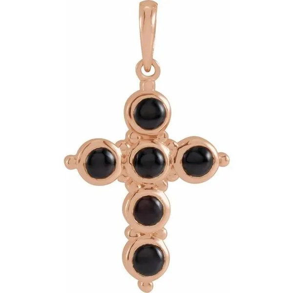 Cabochon Cross Pendant Hopman Jewelers Elkhart, IN