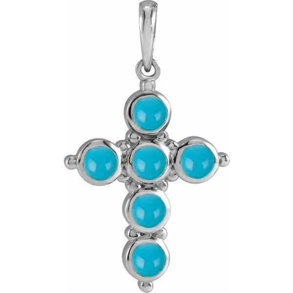 Cabochon Cross Pendant James & Williams Jewelers Berwyn, IL