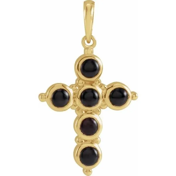 Cabochon Cross Pendant Hopman Jewelers Elkhart, IN