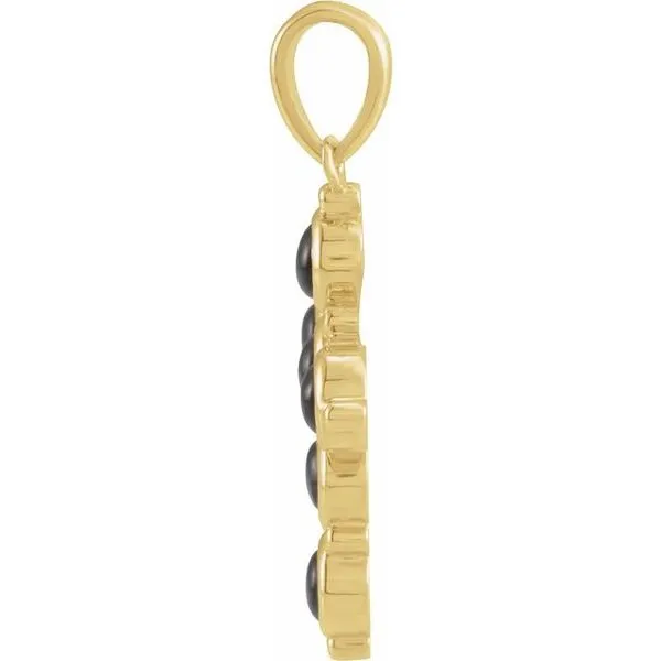 Cabochon Cross Pendant Image 2 Rasmussen Jewelers Spanish Fork, UT