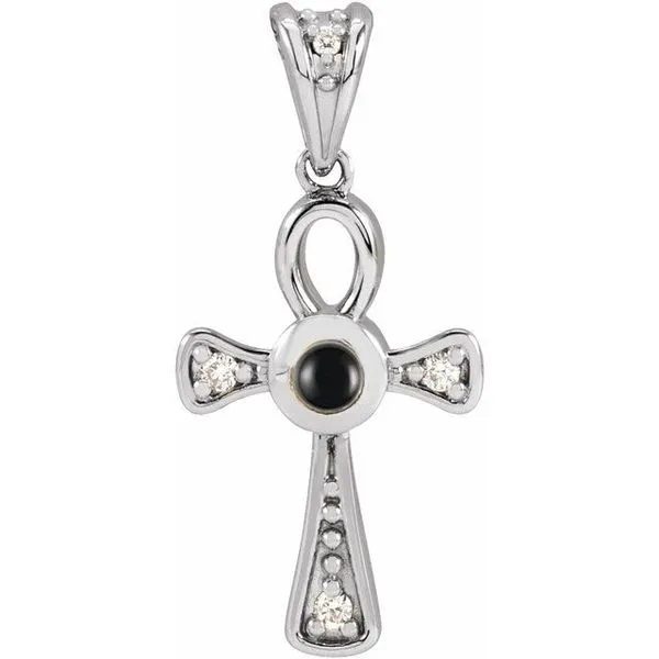 Cabochon Ankh Cross Pendant Cherry Street Jewelers Tulsa, OK