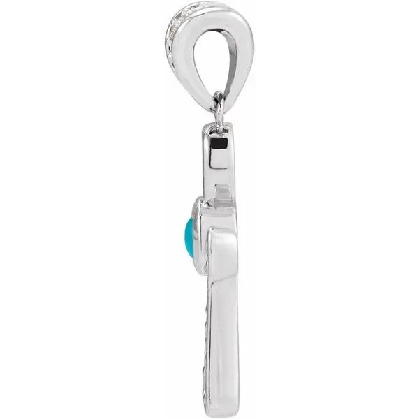 Cabochon Ankh Cross Pendant Image 2 M. J. Thomas Jewelers, Ltd. Stratford, CT