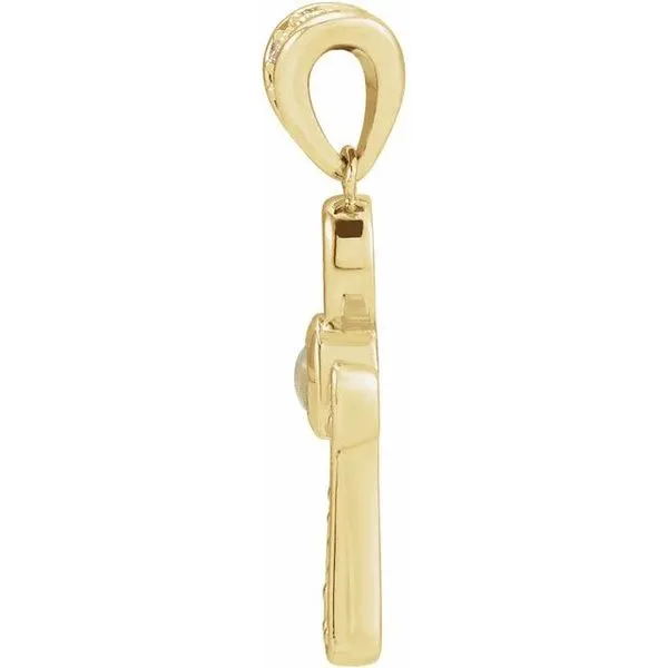 Cabochon Ankh Cross Pendant Image 2 Rasmussen Jewelers Spanish Fork, UT