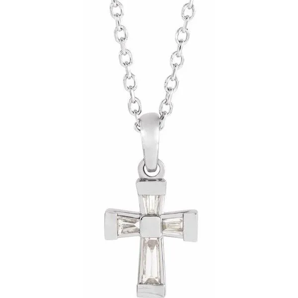 Accented Cross Necklace Hopman Jewelers Elkhart, IN