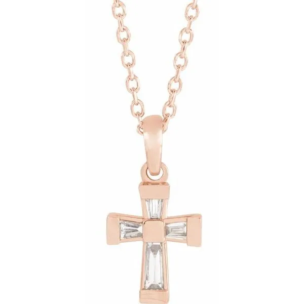 Accented Cross Necklace Rasmussen Jewelers Spanish Fork, UT