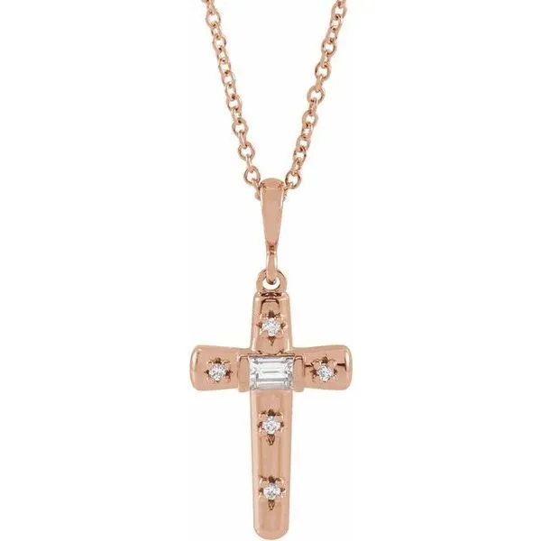 Accented Cross Necklace Hopman Jewelers Elkhart, IN