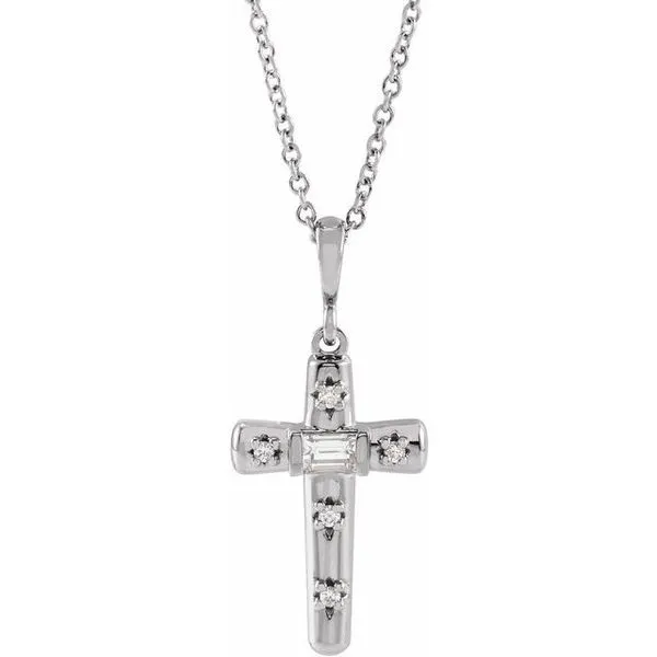 Accented Cross Necklace Jewelry Design Studio Jensen Beach, FL