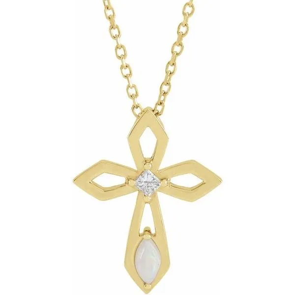 Pierced Cross Necklace J. Meredith Jewelers Delafield, WI