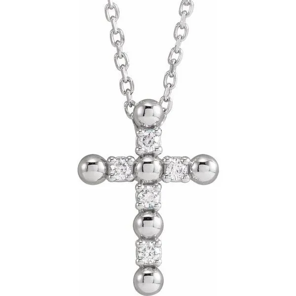 Beaded Cross Necklace Moseley Diamond Showcase Inc Lexington, SC
