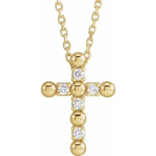 Beaded Cross Necklace Rasmussen Jewelers Spanish Fork, UT