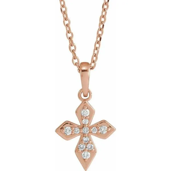 Petite Cross Necklace Rasmussen Jewelers Spanish Fork, UT
