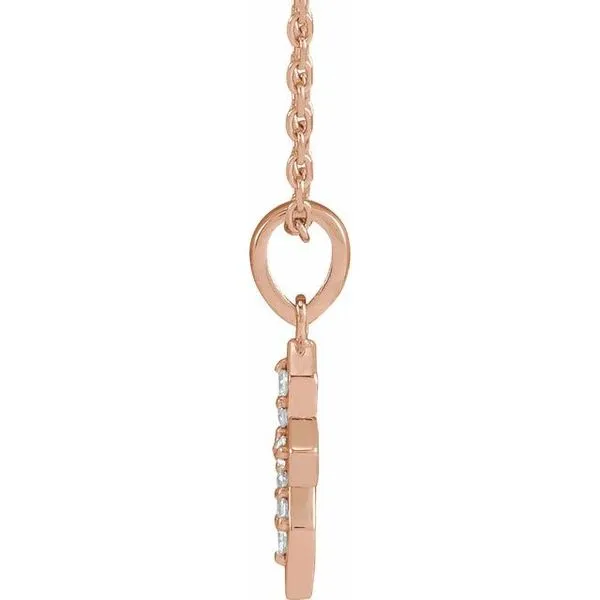 Petite Cross Necklace Image 2 Jewelry Design Studio Jensen Beach, FL