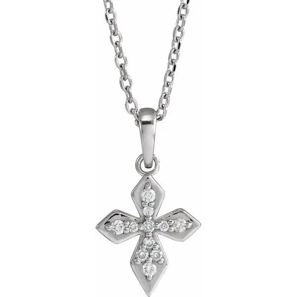 Petite Cross Necklace Hopman Jewelers Elkhart, IN