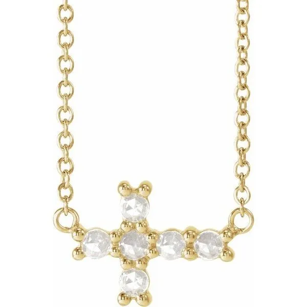 Sideways Cross Necklace Hopman Jewelers Elkhart, IN