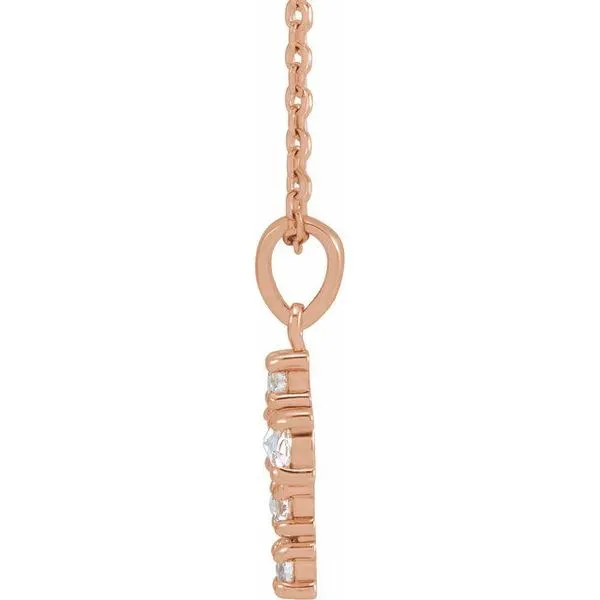 Rose-Cut Cross Necklace Image 2 Jewelry Design Studio Jensen Beach, FL