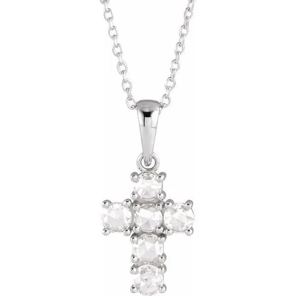 Rose-Cut Cross Necklace Boyd Jewelers Wesley Chapel, FL