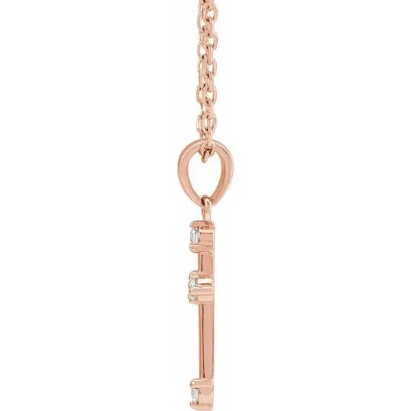 Cross Necklace Image 2 Rick's Jewelers California, MD