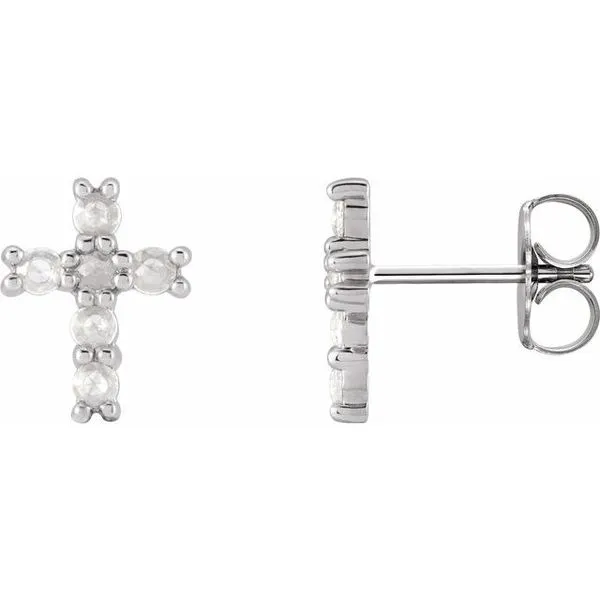 Cross Earrings Jewelry Design Studio Jensen Beach, FL