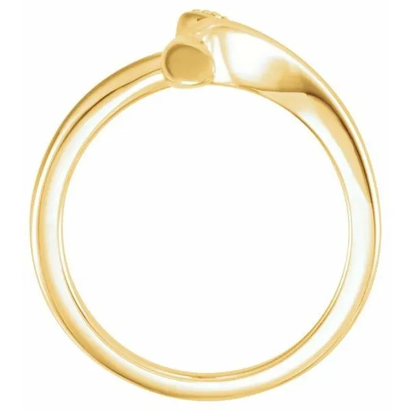 Accented Cross Ring Image 2 Hopman Jewelers Elkhart, IN