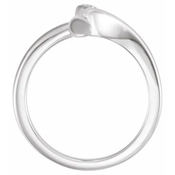Accented Cross Ring Image 2 Jewelry Design Studio Jensen Beach, FL