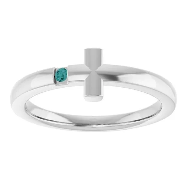 Youth Sideways Cross Ring Image 3 Hopman Jewelers Elkhart, IN