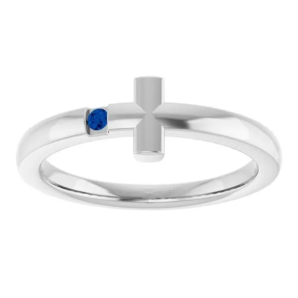 Youth Sideways Cross Ring Image 3 Hopman Jewelers Elkhart, IN