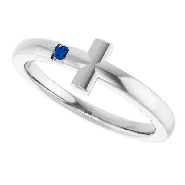 Youth Sideways Cross Ring Image 4 Hopman Jewelers Elkhart, IN