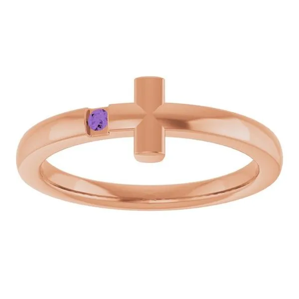 Youth Sideways Cross Ring Image 3 Hopman Jewelers Elkhart, IN