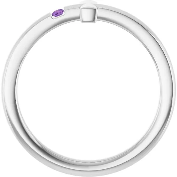 Youth Sideways Cross Ring Image 2 J. Meredith Jewelers Delafield, WI