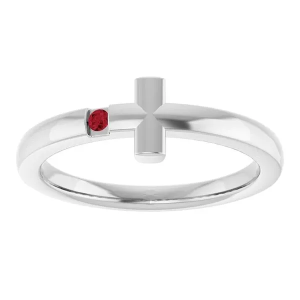 Youth Sideways Cross Ring Image 3 Hopman Jewelers Elkhart, IN