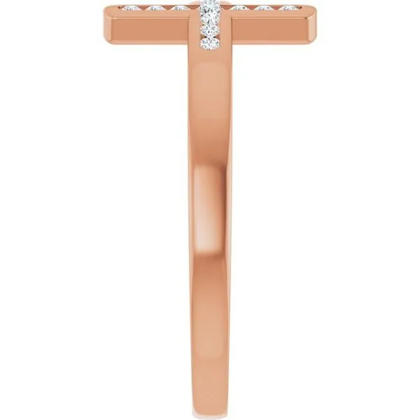 Sideways Cross Ring Image 4 Cherry Street Jewelers Tulsa, OK