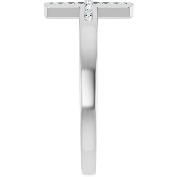 Sideways Cross Ring Image 4 Hopman Jewelers Elkhart, IN