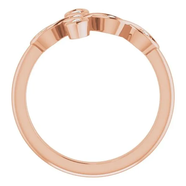 Accented Sideways Cross Ring Image 2 Jewelry Design Studio Jensen Beach, FL