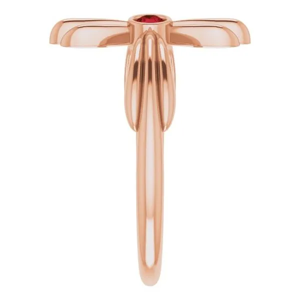 Sideways Cross Ring Image 4 Rick's Jewelers California, MD