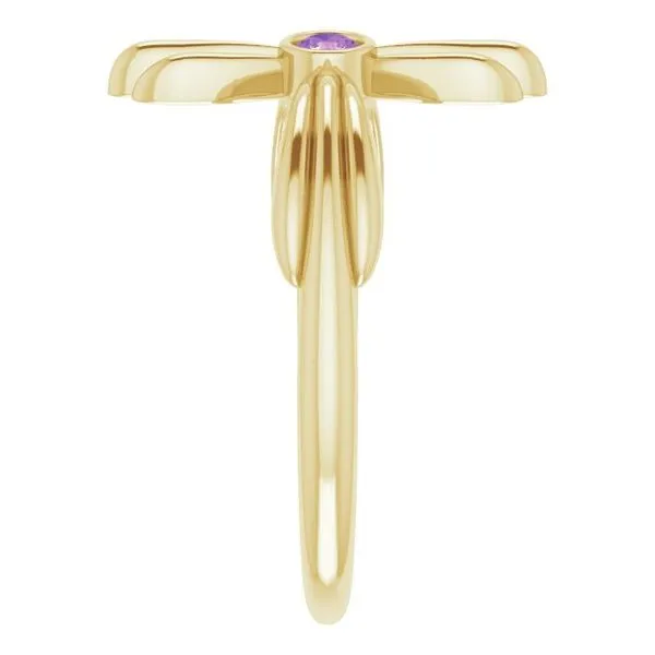 Sideways Cross Ring Image 4 M. J. Thomas Jewelers, Ltd. Stratford, CT