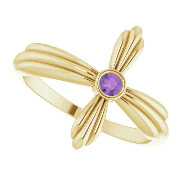 Sideways Cross Ring Image 5 J. Meredith Jewelers Delafield, WI