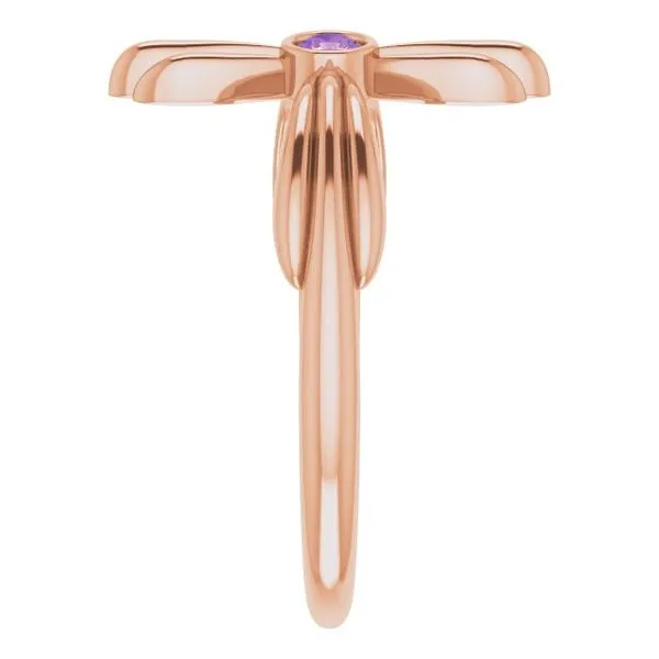 Sideways Cross Ring Image 4 Hopman Jewelers Elkhart, IN