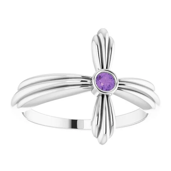 Sideways Cross Ring Image 3 Hopman Jewelers Elkhart, IN