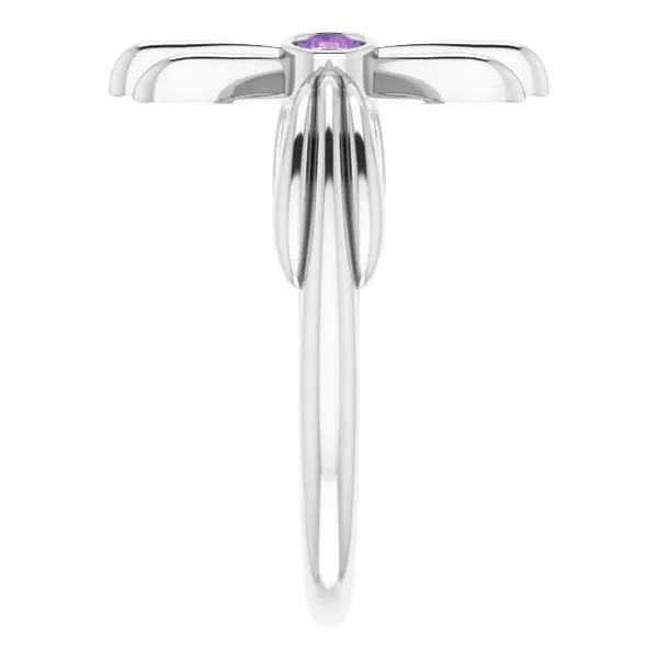 Sideways Cross Ring Image 4 Hopman Jewelers Elkhart, IN