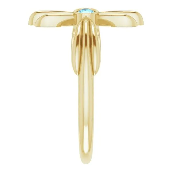 Sideways Cross Ring Image 4 Jewelry Design Studio Jensen Beach, FL