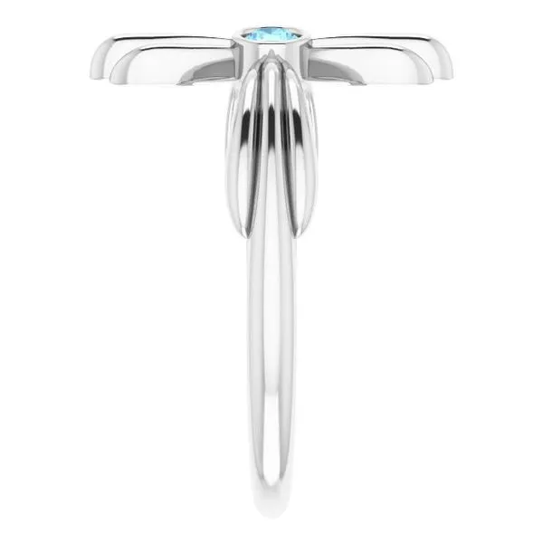 Sideways Cross Ring Image 4 Hopman Jewelers Elkhart, IN