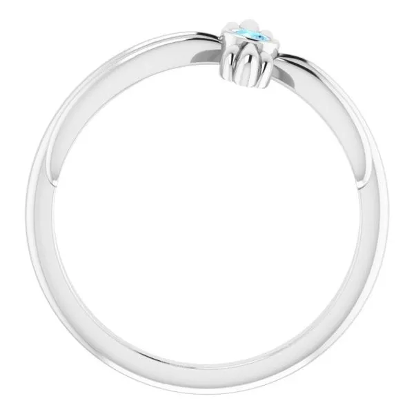 Sideways Cross Ring Image 2 Hopman Jewelers Elkhart, IN