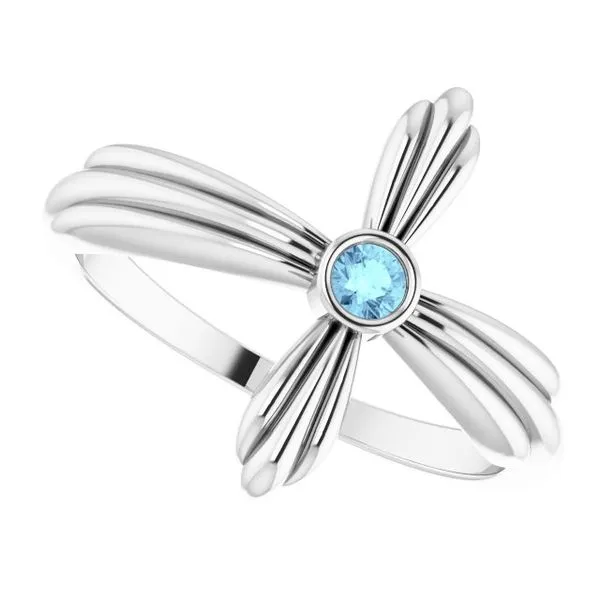 Sideways Cross Ring Image 5 Hopman Jewelers Elkhart, IN