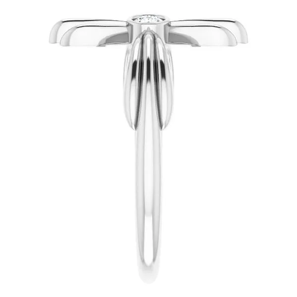 Sideways Cross Ring Image 4 Jewelry Design Studio Jensen Beach, FL