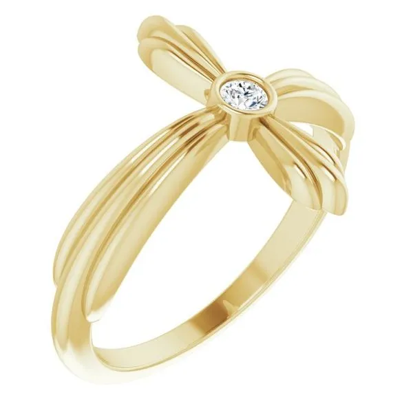 Sideways Cross Ring Jewelry Design Studio Jensen Beach, FL