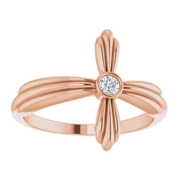 Sideways Cross Ring Image 3 Cherry Street Jewelers Tulsa, OK