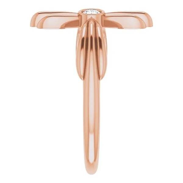 Sideways Cross Ring Image 4 Jewelry Design Studio Jensen Beach, FL