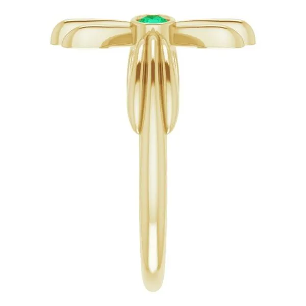 Sideways Cross Ring Image 4 Cherry Street Jewelers Tulsa, OK